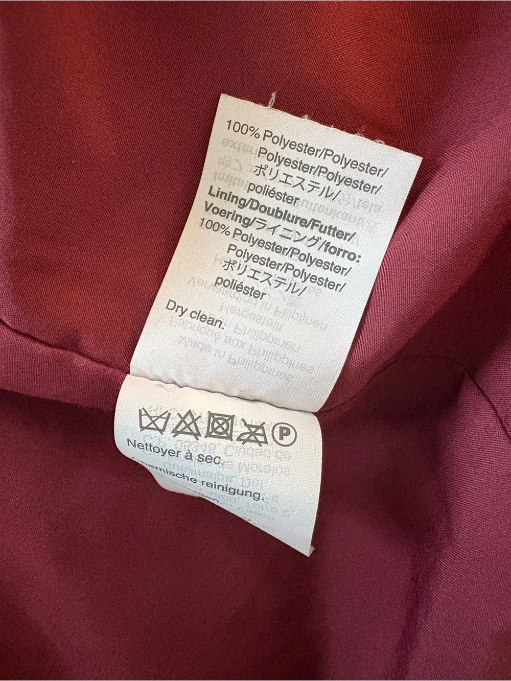 J. Crew Dark Red Faux-Fur Teddy Jacket
